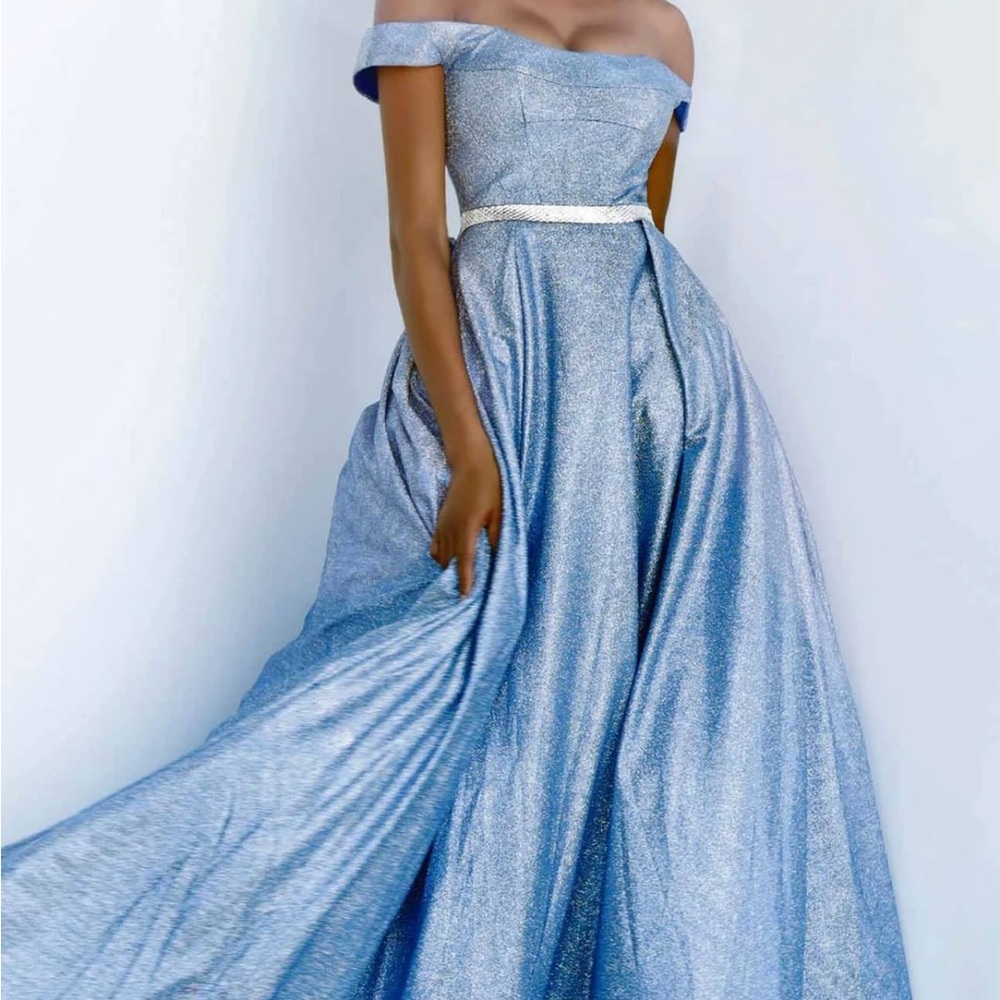 Elegant Silver Gown